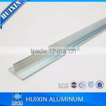 Aluminium T shaped floor transition strips metal edged trim bronze metal tile trim