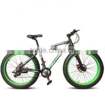 Trade assurance new 26" aluminum fat bike 21 speed snow bike from China factory