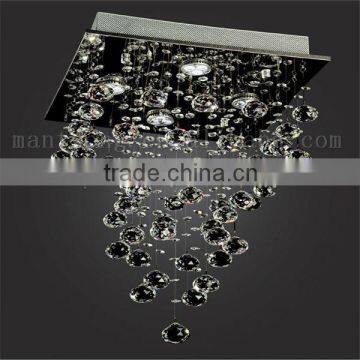 2016 light wholesale modern decorative drop ceiling light, GU10 crystal light