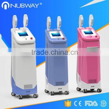 690-1200nm Ipl Shr Vertical / Ipl Shr Machine / Ipl Shr Laser With Two Handle--NUBWAY Vascular Treatment