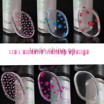 2017 New soft Silicone Puff Cosmetic Silicone Powder Puff Makeup Beauty puff silisponge