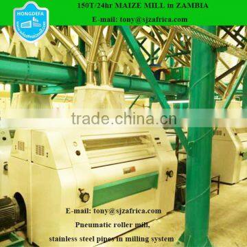 10-500 Ton Zambia Running Sifted Maize Flour Milling Machines photo-3