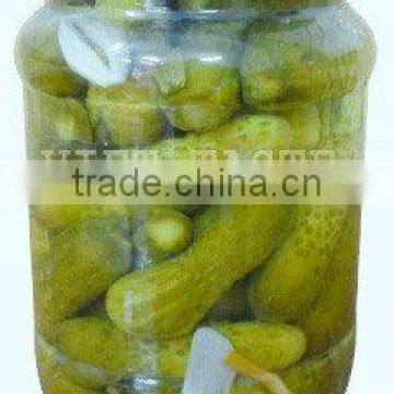 Pickled Baby Cucumber in Glass Jars