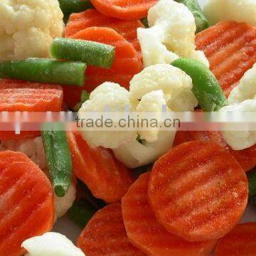 IQF mix vegetables of broccoli,cauliflower,carrot