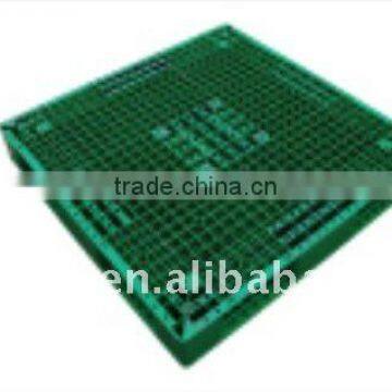 Double faced gridding plastic pallet SW1212