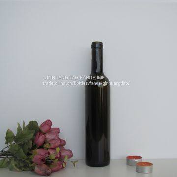 500ml Cork Sealing Type Antique Green Bordeaux Wine Bottle photo-2