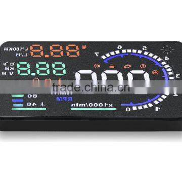 A8 car HUD system OBD2 speed display car security device