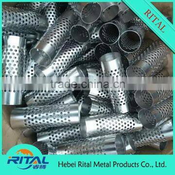 High performance stainless steel wedge wire mesh cylindrical strainer