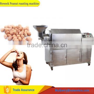 Neweek save energy small gas or electric heating peanut roasting machine