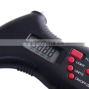 Digital Tire Tyre Pressure Gauge LED Compass Hammer Car photo-4