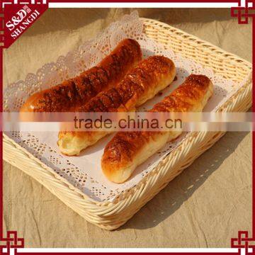 2017 new design Eco-friendly 100% nontoxic kichen storage woven Bread basket