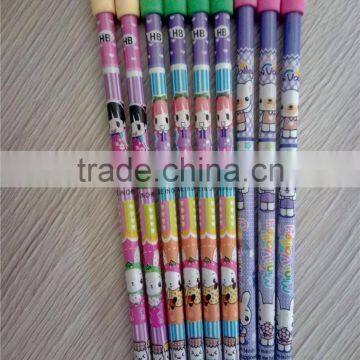 Black Lead Wholesale Wooden Pencil With White or Red Erasers photo-3