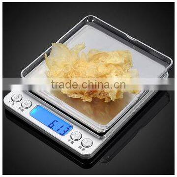 Digital kitchen scale with ABS tray