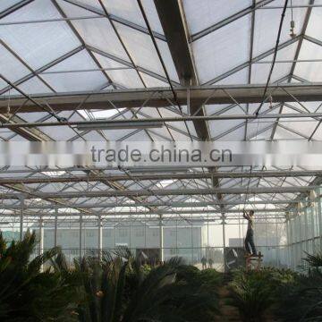 Galvanized Steel Structure Glass Covering Greenhouse photo-3