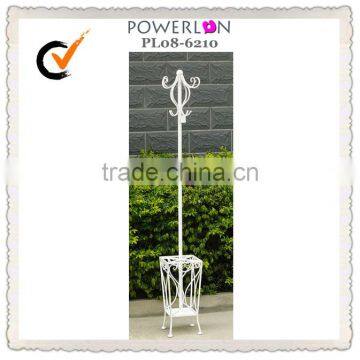 Powerlon Antique White Coat Rack Stand photo-3