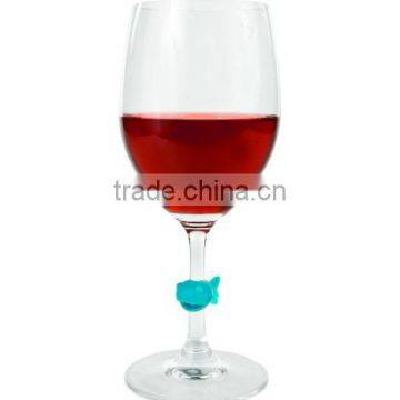 Cute Fish Shape Wine Cup Marker Silicone Wine Charm photo-3