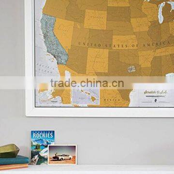 Scratch USA Scratch off Places You Travel America (US) Detailed Cartography Including US States photo-4