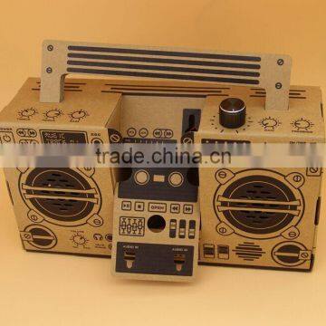 Creative DIY Foldable Loudspeaker Box Consist With Paper Materials, Funny Puzzle Loudspeaker, Classical Style LoudSpeaker Box photo-5