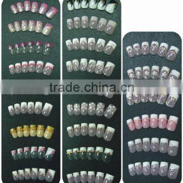 designed nail tip, artificial nails