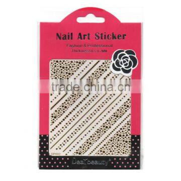 3 d lace nail stick Nail decals Coloured drawing or pattern of stickers