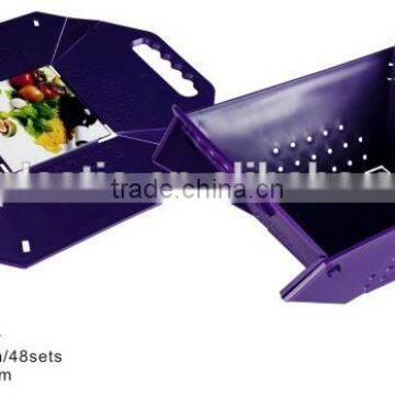 TH-678 PP Plastic Food Grade folding Colander