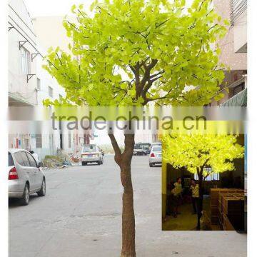 gingko tree with yellow light/led gingko tree for outdoor decor