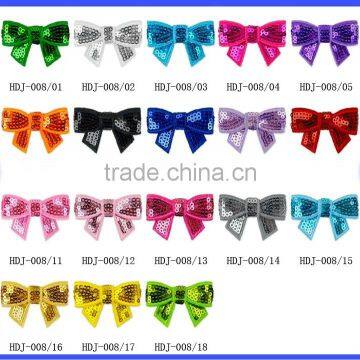Wholesale Sequin Bow Tie Shiny Christmas Bow-Tie Decorative Bow Tie Straps photo-6