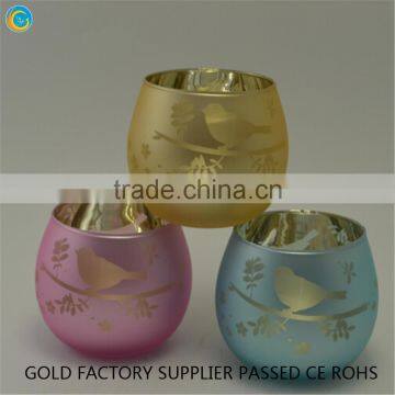 Bird on the tree shape cheap votive holders