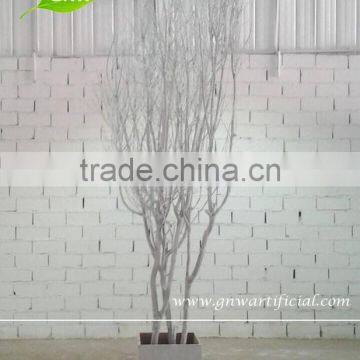 GNW WTR1506 Decorative Table Top Tree Home Furnishing White Artificial Dried Trees Window Display