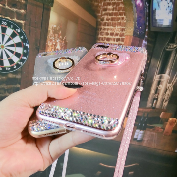 Diamond Cell Phone Back Cover Silicone Mobile Phone Cases for IPhone7/7Plus/6/6s/6plus/6splus Soft Tpu Shell Housing photo-5