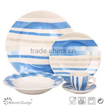 Beautiful Ceramic 100% Hand Painting Dinner Set photo-3