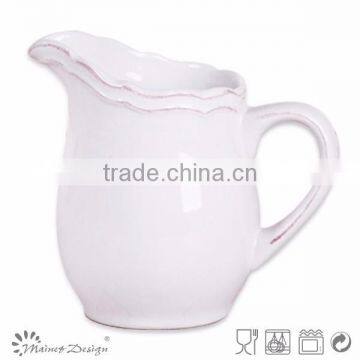 Color Glaze Ceramic Milk Jug Pitcher photo-2