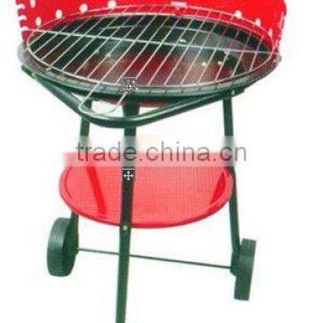round barbecue gas grill