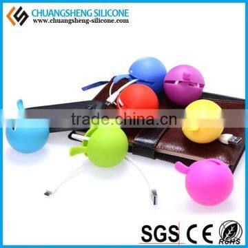 Customized Data Wire Case, Silicone Phone Holder, Funny Silicone Data Link Box photo-6