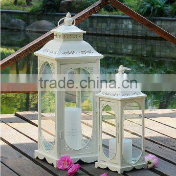New 2017 White Vintage Style Moroccan Lantern Candle Holders photo-3