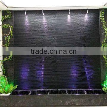 Led Waterfall Fountain Wall With Customized Acrylic Logo photo-5