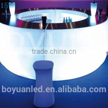 Outdoor Design Modern LED Illuminated Bar Counter Plastic photo-3