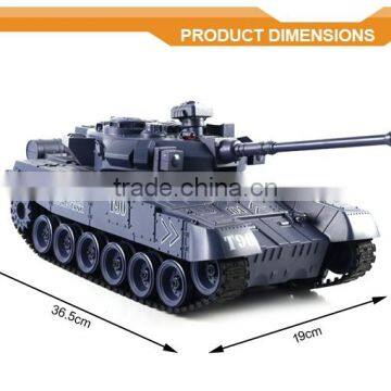 2.4G Military Tank Toy 1 8 Scale rc Tanks With Sound and Light, Radiator Plastic Tanks photo-4