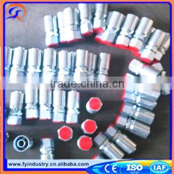 Discount,CNC Manufacture Carbon Steel Hydraulic Hose Female Ferrule FY 01400 photo-6