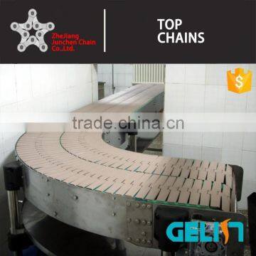 843 Series Embedded Roller Chain Plastic Flat Top Chain photo-6