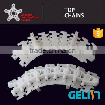 82.6 Table Top Chain Conveyor belt with Ribs