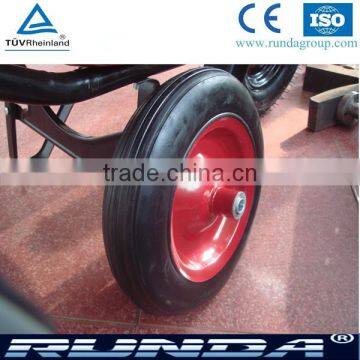 recycle rubber material solid wheel