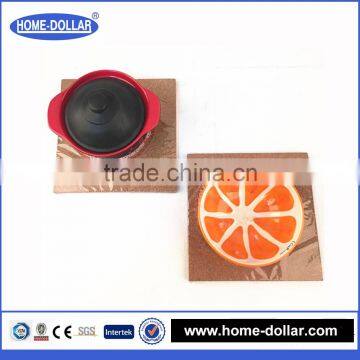 Manufacture Wholesale Creative Design Natural Blank Cork Coaster photo-5