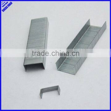 Silver color galvanized standard office staples 6mm 26/6
