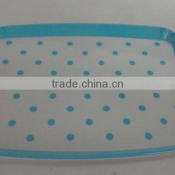 Melamine Tray With Double Handle C3007 photo-2