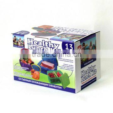 13pcs Healthy Lunch Kit With Removable Ice Packs Kids Lunch Box photo-4