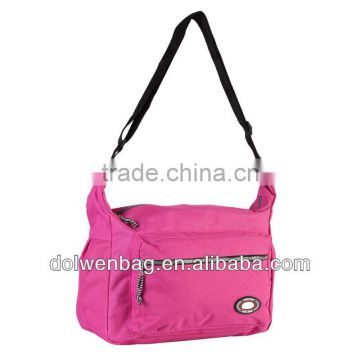 Fashion one strap sling bag for sports with polyester material