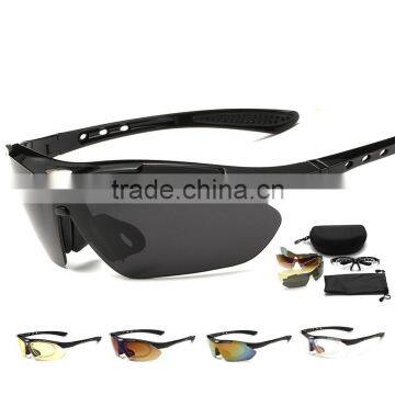 Cheap 5 Pcs Cycling Bicycle Polarization Sunglasses Set photo-5