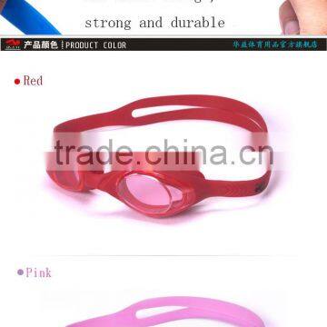 Factory new kids silicone swimming eyewear in one piece design