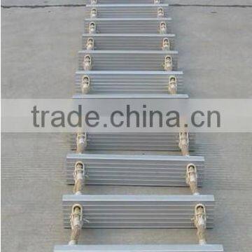 Aluminium alloy marine climbing safety rope ladders